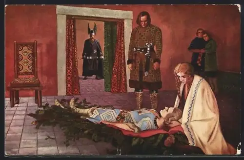 AK Die Nibelungen, 1. Teil, Kriemhildes Klage