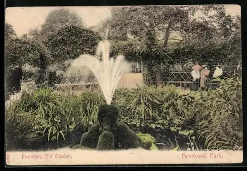 AK Brockwell Park, Old Garden, Fountain