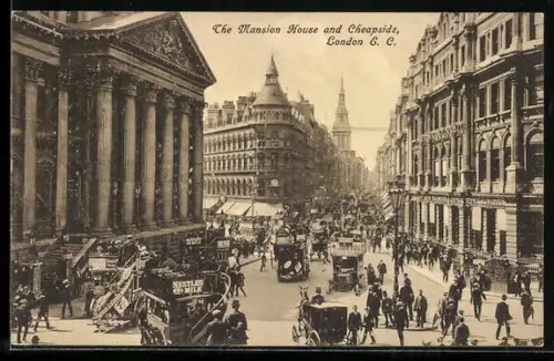 AK London, The Mansion House and Cheapside