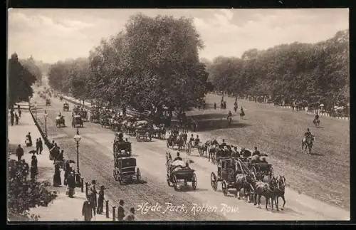 AK London, Rotten Row, Hyde Park