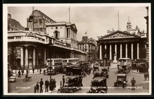AK London, Bank of England and Royal Exchange