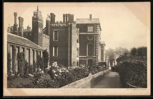 AK Hampton, Court Palace, View from Vinery