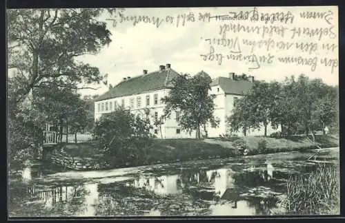 AK Bad Essen, Blick zum Schloss Hünnefeld