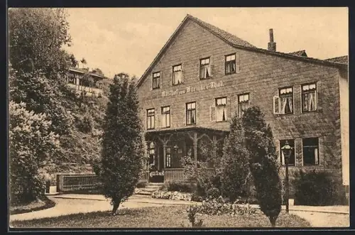 AK Bremke /Krs. Göttingen, Gasthof zum Bremker Thal Fritz Jütte