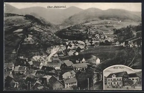 AK Ober-Bühlertal, Bad. Hof, Totalansicht