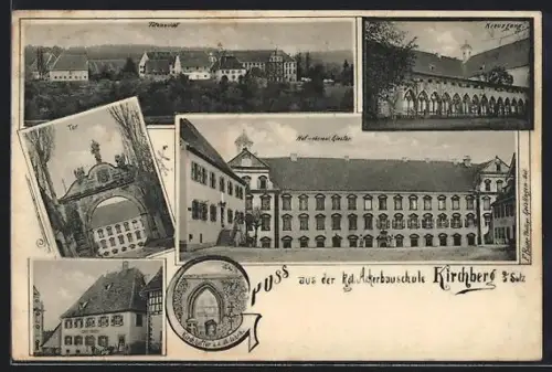 AK Kirchberg a. d. Sulz, Gasthaus, Hof ehelmaliges Kloster, Tor