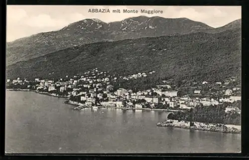 AK Abbazia, Teilansicht mit Monte Maggiore