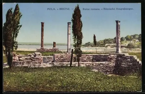 AK Pola, Runie romane, Römische Ausgrabungen