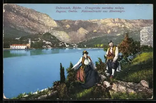 AK Montenegro, Paar in Nationaltracht