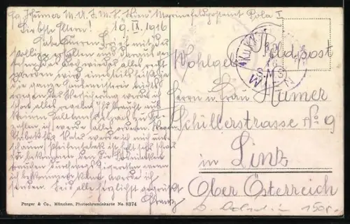 AK Ragusa, Partie im Stadthafen, Segelboote