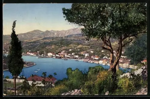 AK Gruz, Blick zum Ort vom Berg aus