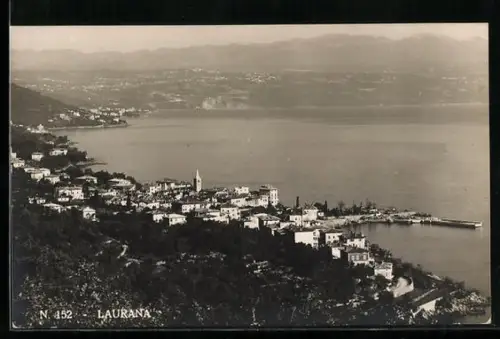 AK Laurana, Panorama aus der Vogelschau