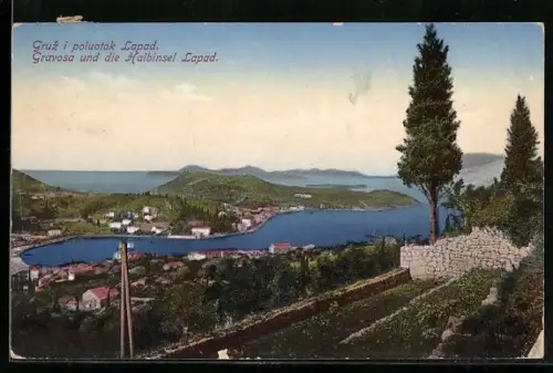 AK Gravosa, Panorama und die Halbinsel Lapad