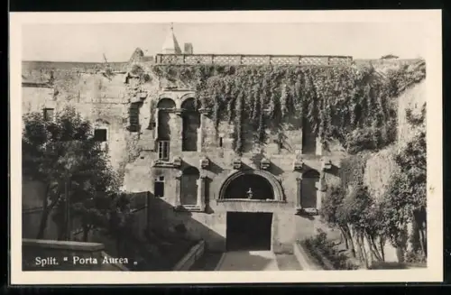 AK Split / Spalato, Blick auf die Porta Aurea
