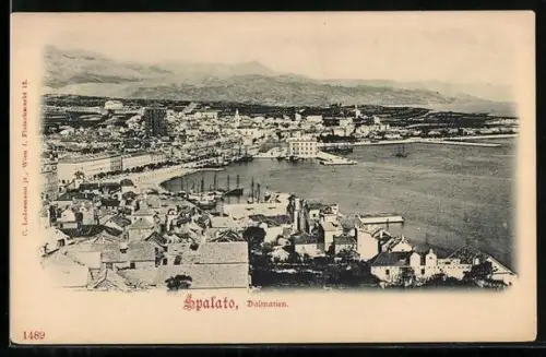 AK Spalato /Dalmatien, Panorama