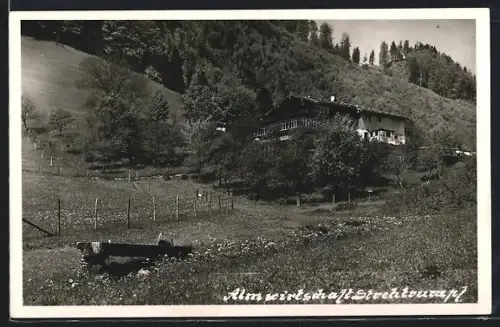 AK Grassau, Almgasthaus Strehtrumpf