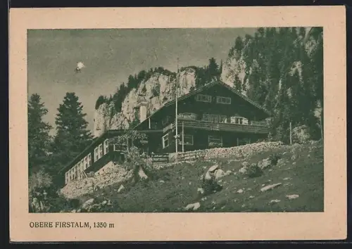AK Schliersee, Obere Firstalm, Unterkunftshaus von Joh. u. Theresia Ehrensberger
