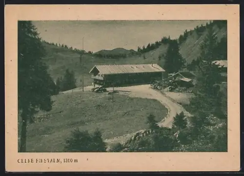 AK Schliersee, Obere Firstalm, Unterkunftshaus von Joh. u. Theresia Ehrensberger