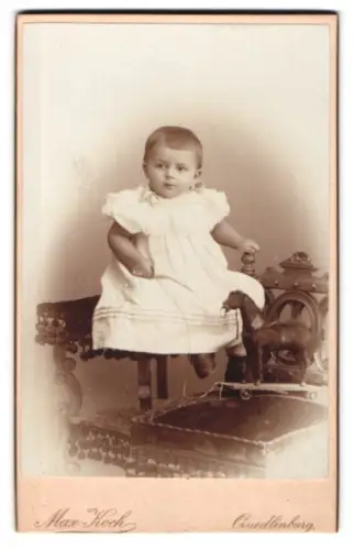 Fotografie Max Koch, Quedlinburg, Darstellung eines Kleinkindes