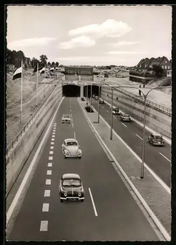 AK Rendsburg, Strassentunnel unter dem Nord-Ostsee-Kanal