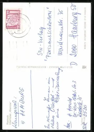 AK Rostock, Interhotel Warnow und Kirche