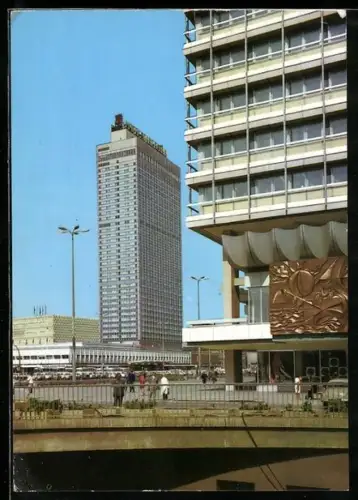AK Berlin, Blick zum Hotel Stadt Berlin