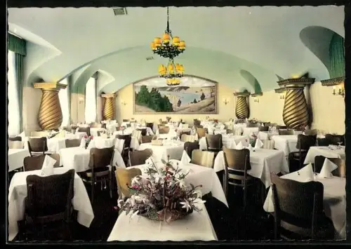 AK Knokke-Zoute, Le Nouvel Hotel, Restaurant, 1, Place van Bunnen, Propr. Jos. Wauters-Verhoeven