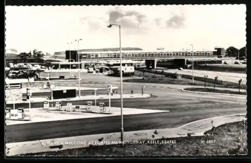 AK Keele, Fortes M6 Motorway, Raststätte und Tankstelle