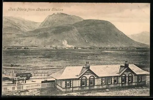 AK Banavie, Ben Nevis from Banavie Station, Bahnhof