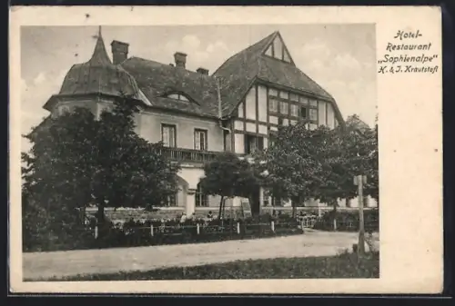 AK Wien, Hotel-Restaurant Sophienalpe, Bes. H. & J. Krautstoft
