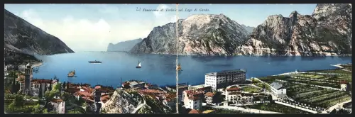 Klapp-AK Torbole /Lago di Garda, Panorama di Torbole sul Lago di Garda
