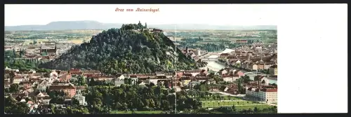 Klapp-AK Graz, Blick vom Rainerkogel
