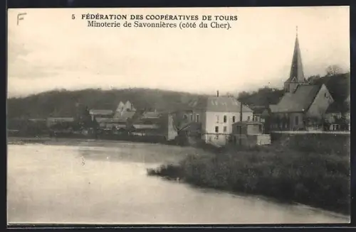 AK Savonnières /I.-et-L., Minoterie, coté du Cher