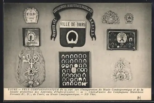 AK Tours, Chefs-d`oeuvre des Compagnons Maréchaux