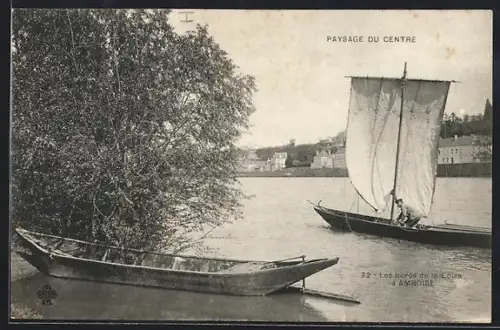 AK Amboise, Lesbords de la Loire, paysage du centre