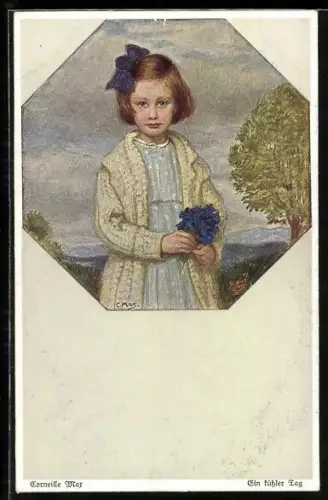 Künstler-AK Corneille Max: Ein kühler Tag