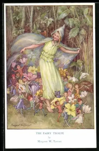 Künstler-AK Margaret W. Tarrant: The Fairy Troupe