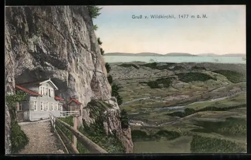 AK Wildkirchli, Blick ins Tal