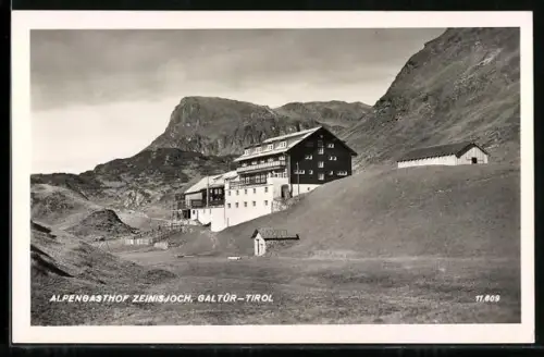 AK Galtür, Alpengasthof Zeinisjoch