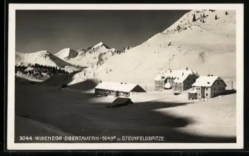 AK Obertauern, Wisenegg, Häuser an der Steinfeldspitze
