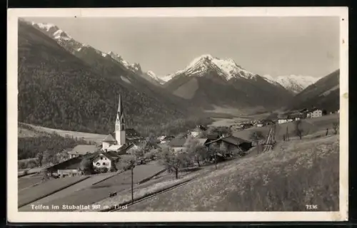 AK Telfes im Stubaital, Ortsansicht