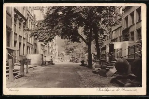 AK Danzig / Gdansk, Beischläge in der Frauengasse