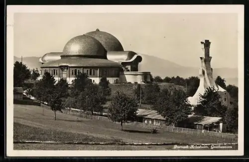 AK Dornach-Arlesheim, Partie am Goetheanum