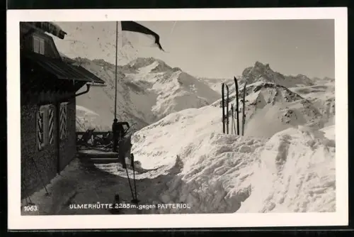 AK Ulmerhütte, Berghütte gegen Patteriol