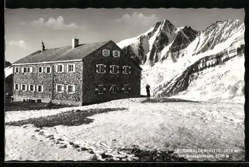 AK Oberwalderhütte mit Grossglockner