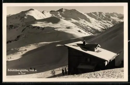 AK Schatzberghütte, Berghütte geg. Joelspitze, Lämpersberg, Gr. u. kl. Beil