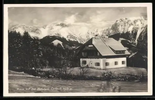 AK Orthof, Haus auf der Hofstatt