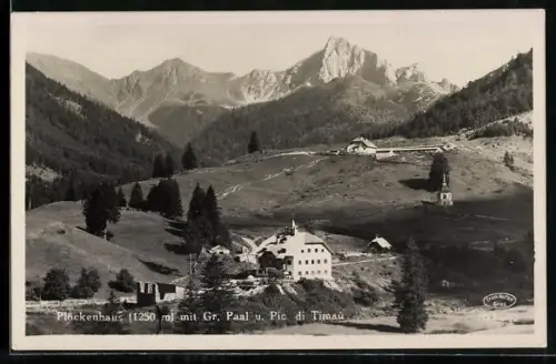 AK Plöckenhaus, mit Gr. Paal und Pic di Timau