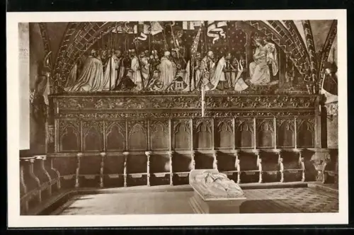 AK Marienburg / Malbork, Tannenberg-Gedenkbild in der St. Annenkapelle