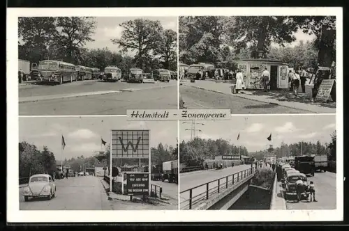 AK Helmstedt, Ansichten der Zonengrenze